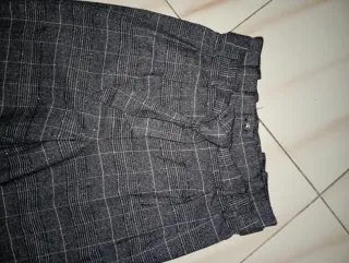 Pantalones de cuadros mujer