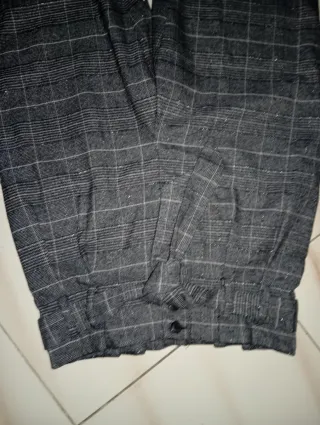 Pantalones de cuadros mujer