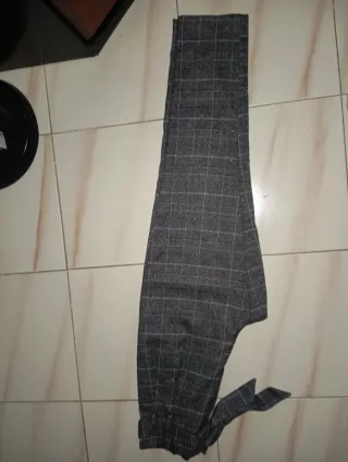 Pantalones de cuadros mujer