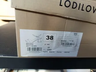 Sandalias Lodi Negras Talla 38 Gel