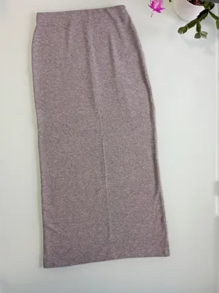 Falda tubo larga Stradivarius S