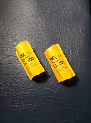 2 Kodak T-Max 100 pro TMX 120