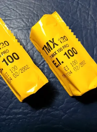 2 Kodak T-Max 100 pro TMX 120