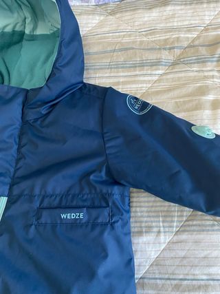 Tuta da sci bambino WED’ZE col. blu taglia 24 mesi