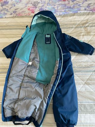 Tuta da sci bambino WED’ZE col. blu taglia 24 mesi