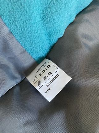 Tuta da sci bambino WED’ZE col. blu taglia 24 mesi