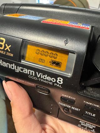 Cámara Vídeo Sony Handycam Video 8