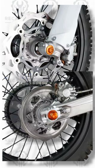 Set tuercas rueda delantera y trasera KTM