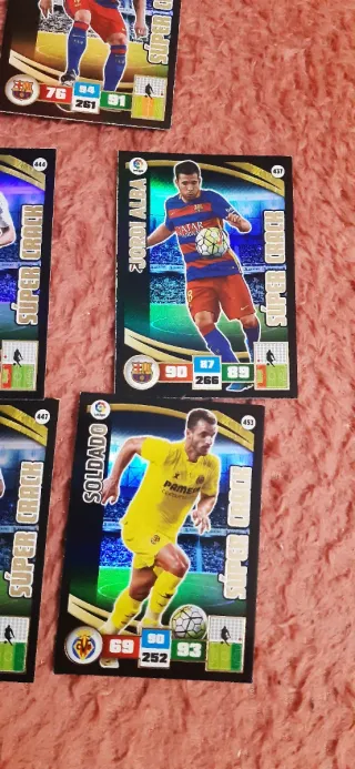 Lote 5 Cromos Futbol Adrenalyn 2015-16