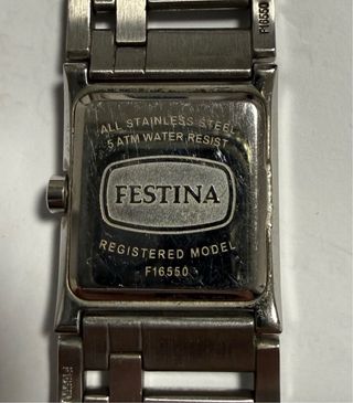 Reloj Festina Mujer Plata y Blanco