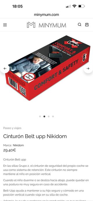 Cinturón de seguridad para coche infantil