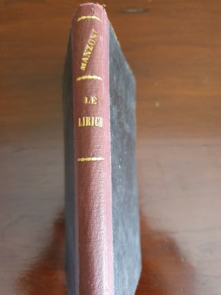 Libro Antico 1926 Le Liriche di Alessandro Manzoni