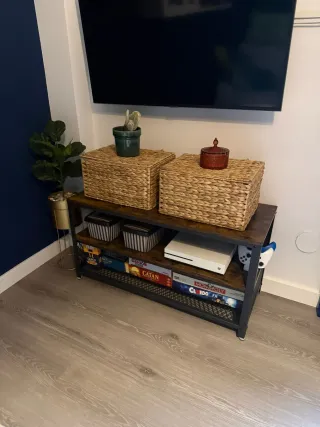 NUEVO Mueble salón 100cm madera y metal