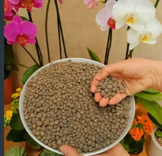 Arcilla expandida fina para jardinera