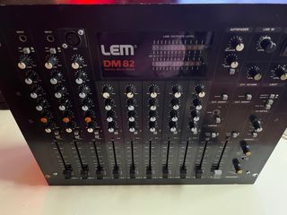 Mixer vintage LEM DM82 Mesa de mezclas anni '80