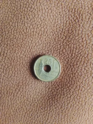 Moneda 25 Pesetas Melilla 1997