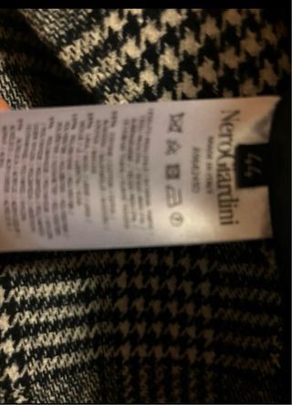 Cappotto Nero Giardini 44