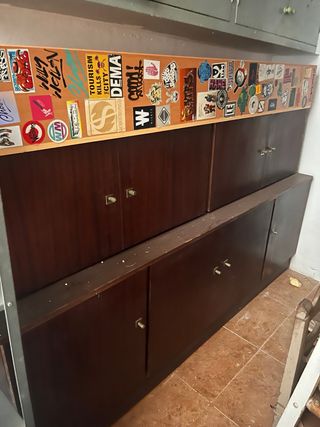 Armario grande madera comedor