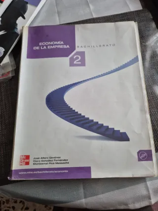 Economía de la empresa. 2º. Bachillerato (Spani...
