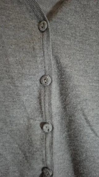 Cárdigan de punto Amichi Gris Talla M