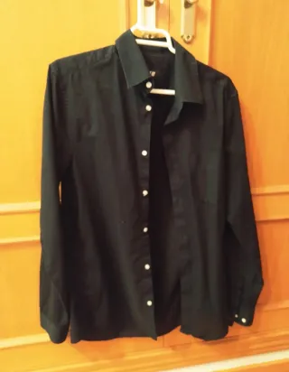 Camisa negra H&M talla XS