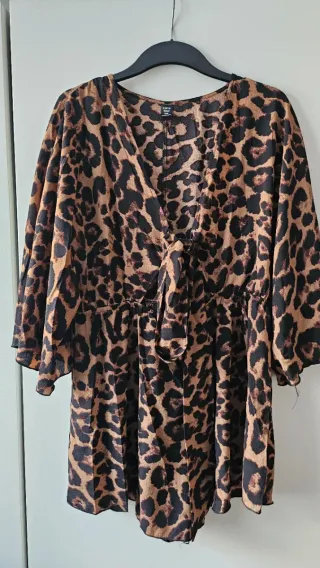Mono Slaydiva Leopardo SHEIN Talla Grande