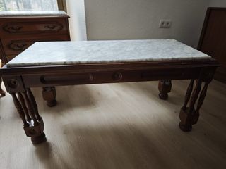 Mesas Vintage Madera y Mármol