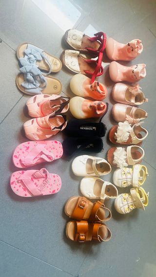 Zapatos para bebé, comenzando a caminar