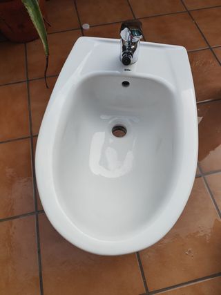 Lavabo y Bidé,  Gala, Blanco Porcelana