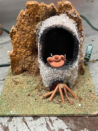 Cocina de leña para belén