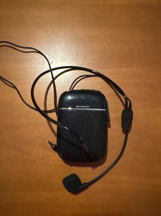 Amplificador Voz APORO Bluetooth Negro