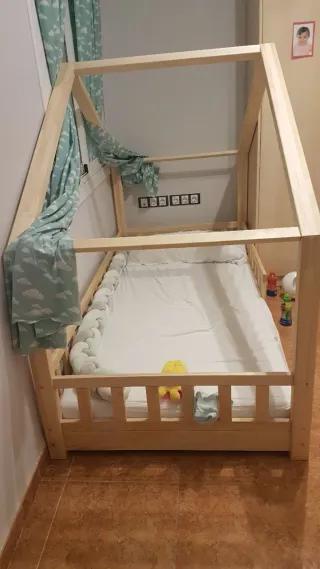 Cama casita infantil Mon lit Cabane Modelo DK 90 x