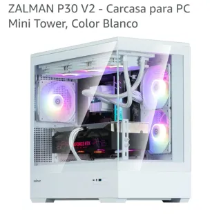 Caja PC Mini Tower Zalman P30 V2 Blanca