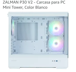 Caja PC Mini Tower Zalman P30 V2 Blanca