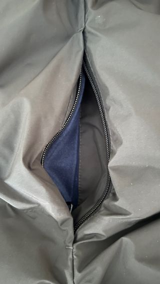 Abrigo largo acolchado negro Silbon