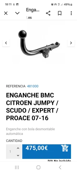 Bola de enganche para remolque