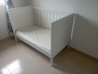 Cuna Sundvik blanca 60x120cm