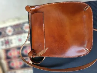 Bolso Cuero Artesano Bandolera Ajustable