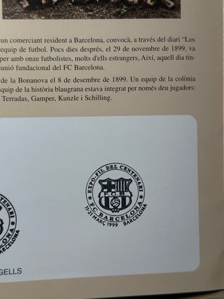 Expo-Fil Centenario FC Barcelona 1999
