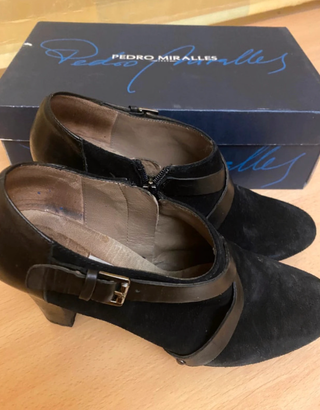 Botines Pedro Miralles Tacón Negro