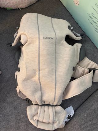 Mochila porteo BabyBjörn Mini Soft Jersey