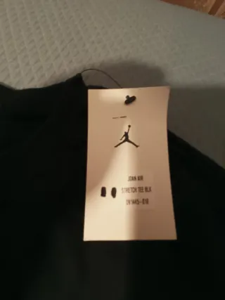 Camiseta Jordan Negra Logo Jumpman Talla L
