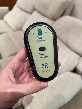 Sofá reclinable 3 plazas + 2 sillones tela beige