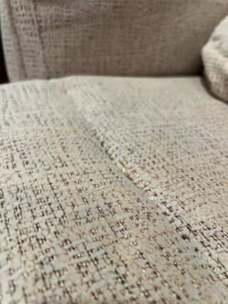 Sofá reclinable 3 plazas + 2 sillones tela beige