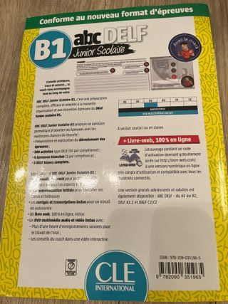 ABC Delf Junior niv.B1 + livret+CD nelle édition