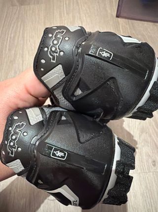 Zapatillas B'TWIN spinning negras y grises