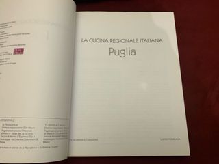 Libro cucina regionale italiana Puglia