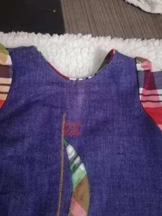 Vestido vaquero. 12 meses.