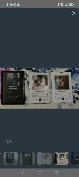 Placa Spotify Personalizada