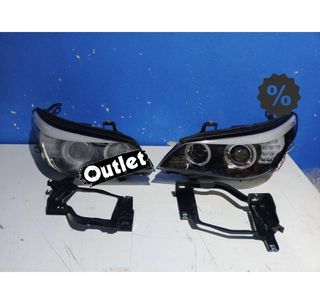 SH FAROS XENON BMW SERIE 5 E60 05-07 OJOS ANGEL CCFL FONDO N